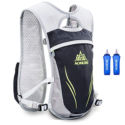 Aonijie Unisexe 5.5L Course �  Pied hydratation Gilet Sac  dos léger avec lot de 2