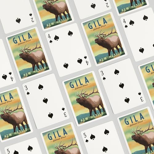 Baraja de 52 cartas poker Gila National Forest miniatura 4