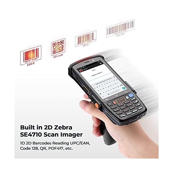 MUNBYN 082P 2023 New Android Barcode Scanner with Pistol Grip, 2D