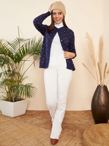 Image of Pivl Womens Winter Season Round Neck Full Sleeves Sweater /Cardigan