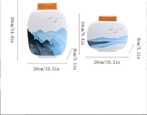 Miniatura 2 de chinese feng shui statue sculpture New Chinese Decoration Creative Home Furnishing Desktop Decoration Ceramic Vase Home Living Room Craft Decoration