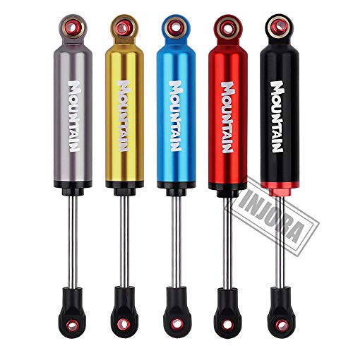 Injora Internal Spring Damper Shocks For 1/10 Rc Crawler Axial Scx10 90046 Trx-4 Mst Redcat,4Pcs (100Mm, Black) #TOP2