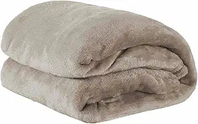 Cobertor Casal Manta Microfibra Fleece 01 Peça Caqui