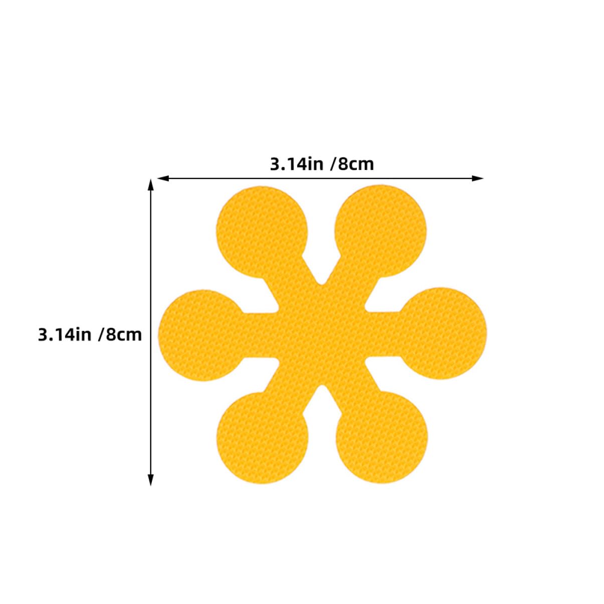 KOMBIUDA 12pcs Non- Snowflake Flower Bath Tub Stickers Self-Adhesive -Skid Decals for Boy Girl Boy Girl Safety Bathroom Decor Cute and Stylish Bathtub Safety