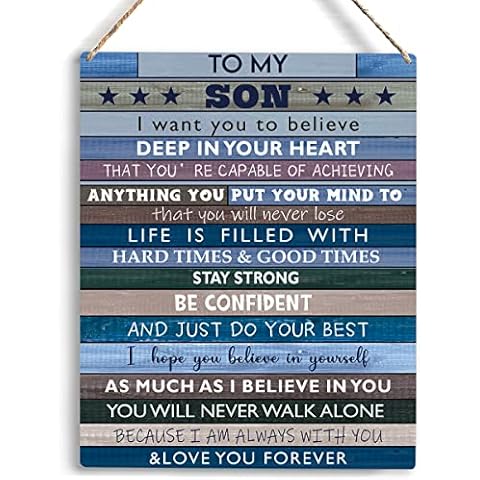 Inspirational Wooden Wall Art by YCYD Cover