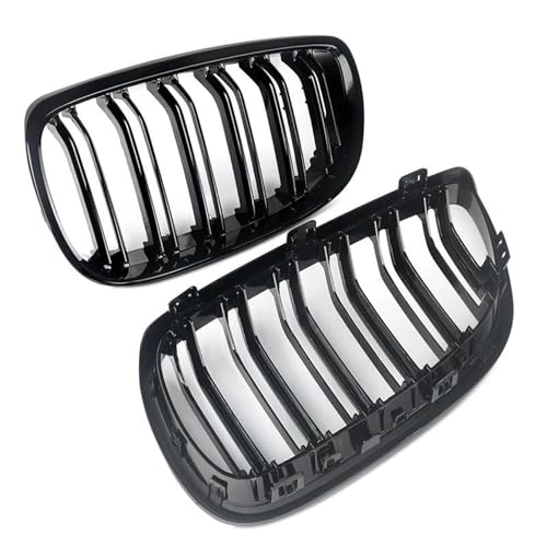 Grilles de Pare-chocs Avant Noires Brillantes pour Réparer et Recliper la Calandre de BMW F10