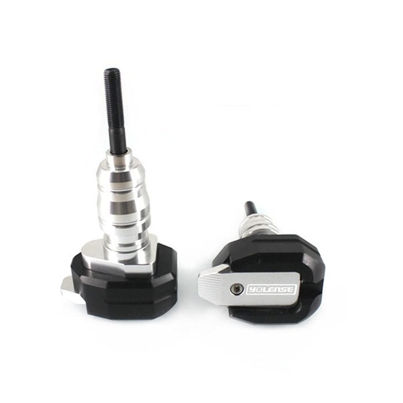 Motorcycle Frame Sliders Crash Protectors For Suzuki GSX-S750 / GSX-S1000 - CNC Aluminum (Black)