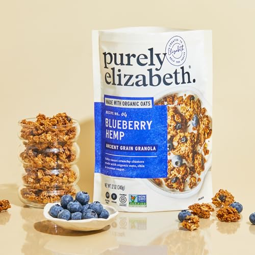 Image of Purely Elizabeth Ancient Grain Granola Cereal Blueberry Hemp, 12oz