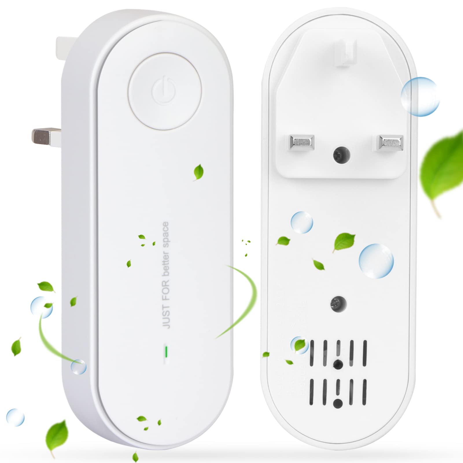 FYY Upgraded Air Purifier for Bedroom, 2 PCS Mini Plug In Negative Ion Air Purifier