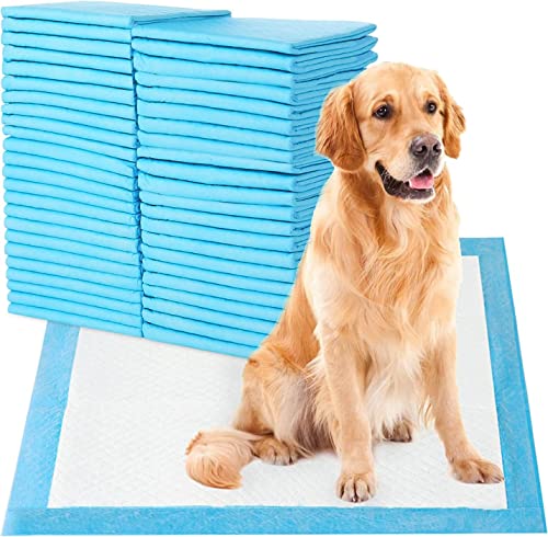 SKY-TOUCH Disposable Absorbent Quick Drying Leak-Proof Pee Pads Disposable Training Pads For Pets with 5 Highly Absorbent Layers Puppy Pads For Potty Training For Pets 60X60cm 40 Pieces