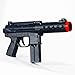 Zonzxcv Mini Soft Bullet Gun Toy With Target - Plastic Fidget Toy for Shooting Game - Educational Prop With Realistic Nerf Design (TEC-9)