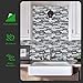 LONGKING 10-Sheet Self-Adhesive Peel and Stick Backsplash for Kitchen, Vinyl Decorative Tiles (Gray)