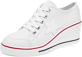 wedge heel canvas shoes