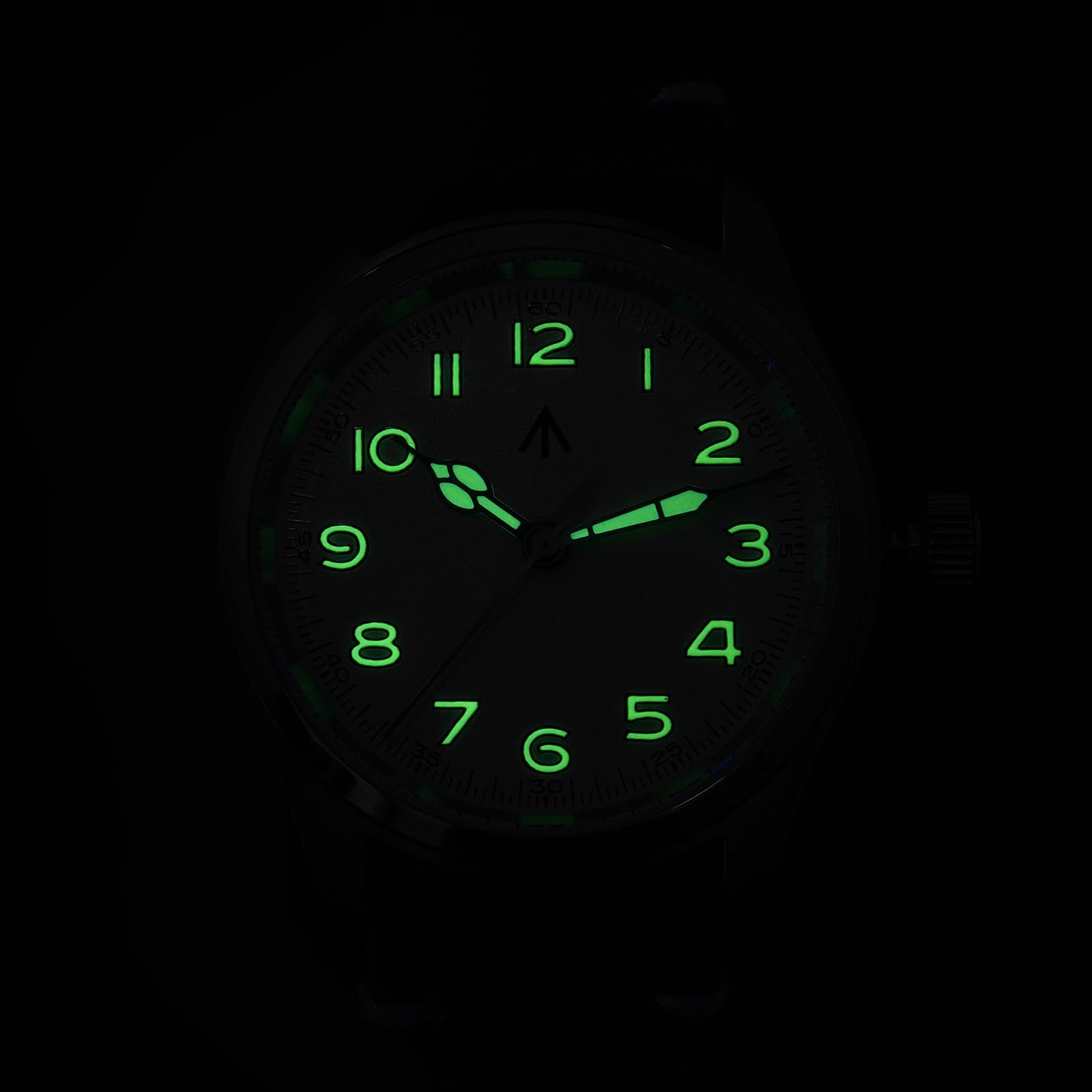 Tactical Frog ML08 Orologio militare giapponese VH31 da 38 mm da uomo, orologio militare in cristallo zaffiro, resistente all'acqua, 10 ATM, orologio analogico per uomo e donna | Zaffiro a doppia cupola con rivestimento AR, acciaio 316L, resistenza all'ac