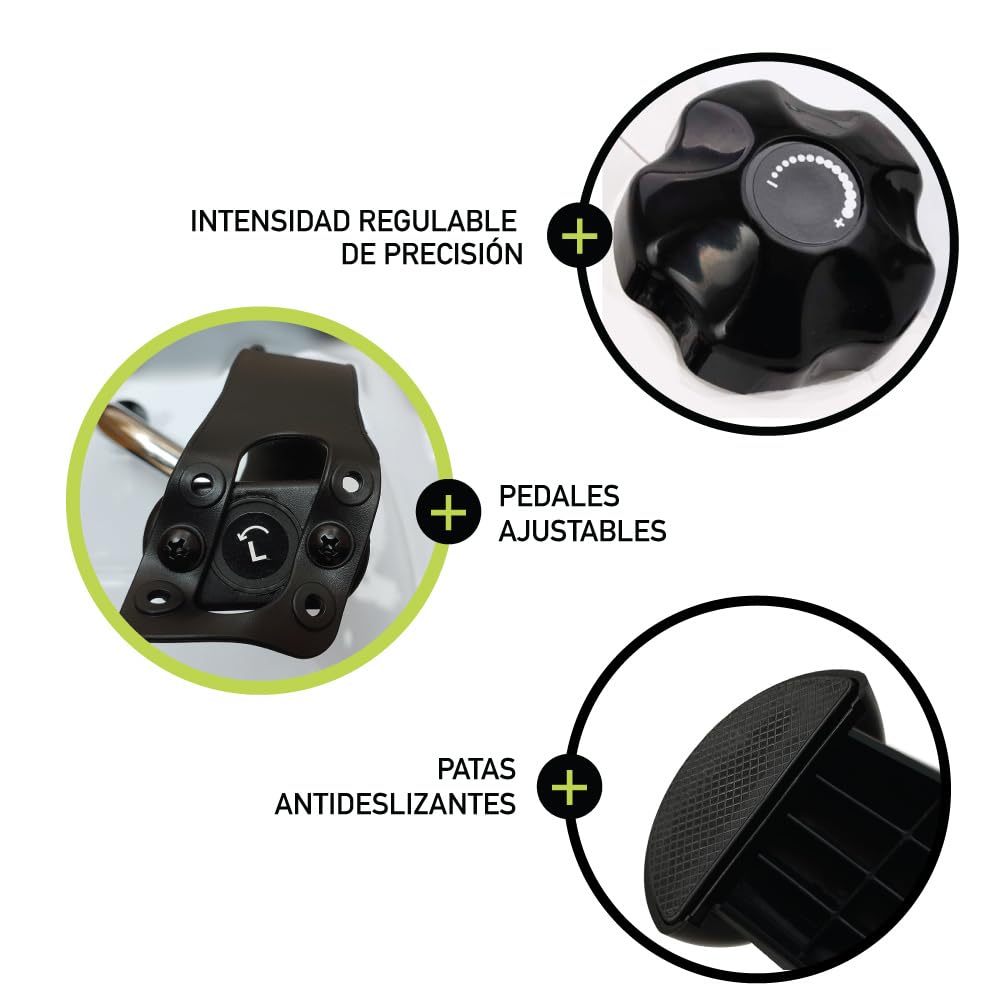 Pedales estaticos Personas Mayores, pedaleador, Ejercicio en casa, Bicicletas estaticas rehabilitacion piernas y Brazos, Regalo Personas Mayores, recuperación piernas, circulacion piernas