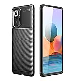 【¡Edición especial!】 ¡Apariencia de fibra de carbono! KERUN Ultra Slim para Xiaomi Poco M3 Pro 5G | Redmi Note 10 5G Case, el diseño de estilo minimalista (elegante, delgado y ligero) puede ser tan discreto que el teléfono inteligente con esta funda protectora sigue siendo tan delgado como el original.