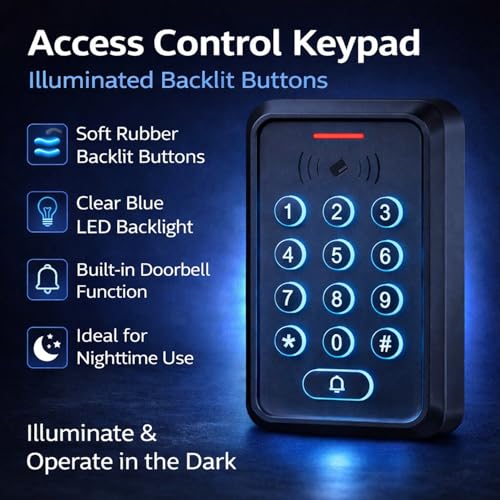 Contrôle d’accès RFID extérieur IP68 pour simplifier l'entrée de la maison