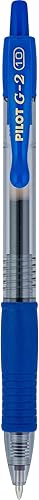 Miniatura 5 de PILOT G2 Bolígrafos de gel de alta calidad, con punta gruesa y retráctil, recargables, de tinta azul, paquete de 12 unidades (31257)