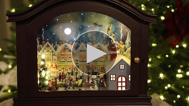 Mr. Christmas ANIMATED MUSIC BOX オルゴール Gold Label Animated Concertina Music Box by MR. CHRISTMAS