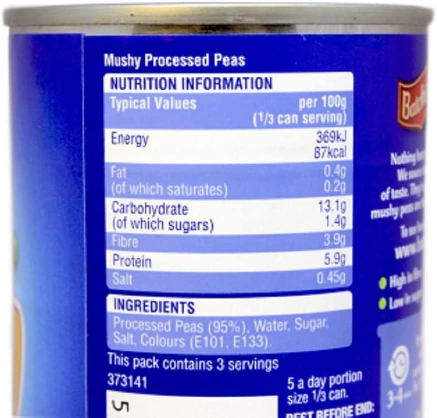 Batchelors Mushy Chip Shop Processed Peas (300g)