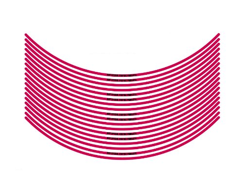 エムディーエフ リムストライプ ソリッドタイプ ピンク 4mm幅 17インチ RIM-4M-PK-17