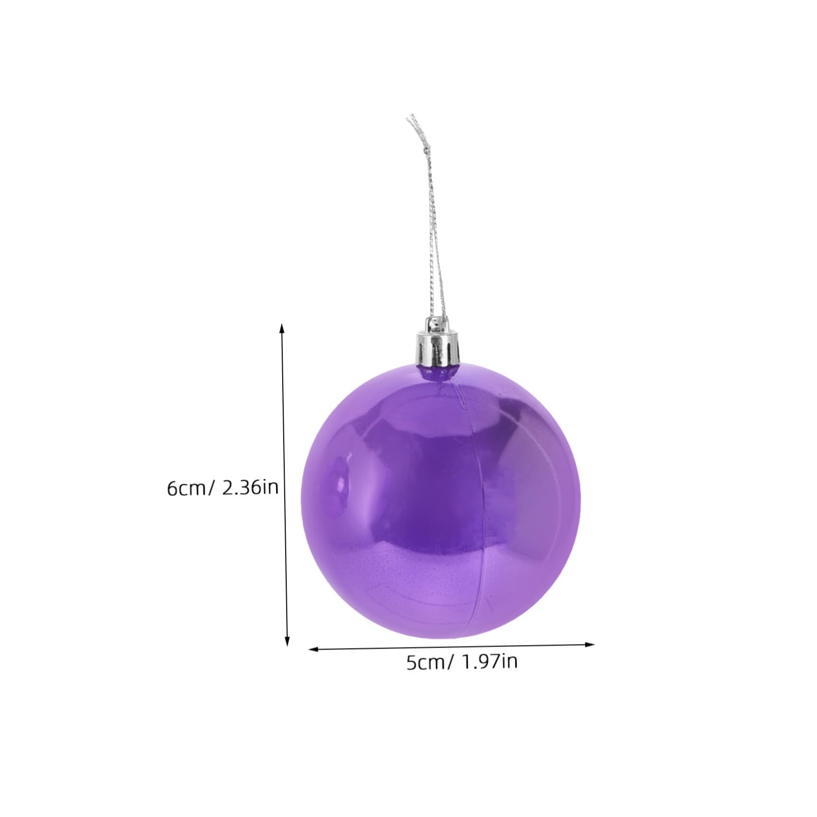 37pezzi Palline di Natale Forma di Palla Ornamenti Natalizi da Appendere Infrangibili per Albero di Natale Forma di Lampadina Lavoretti Natalizi Fai da Te