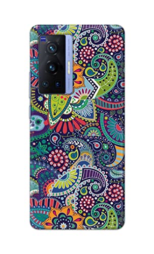 Image of Printed Hard Back Cover Case for Vivo X70 Pro Back Cover (Miraculous Patterns) -1803