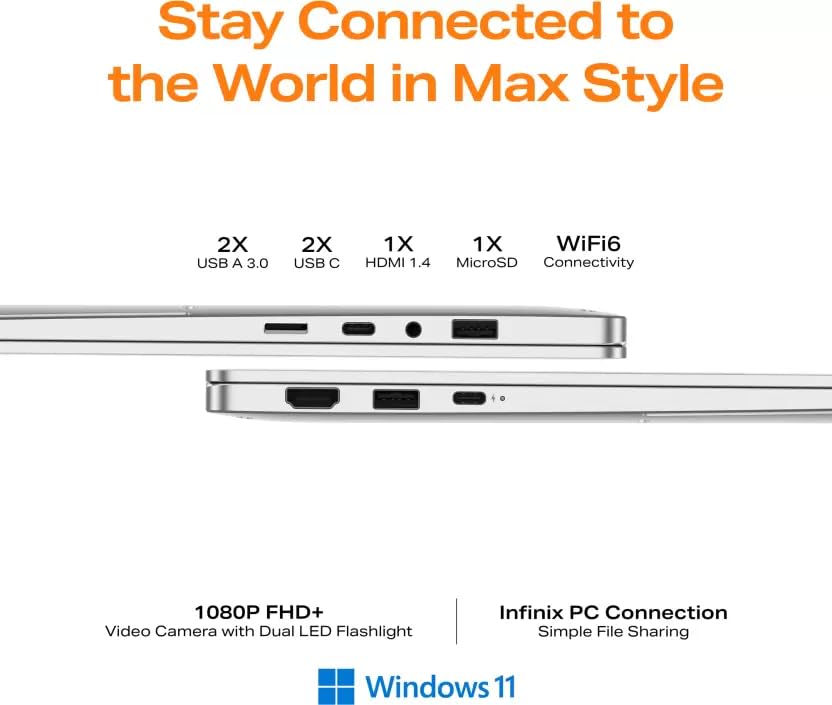 Infinix Y4 Max Series Intel Core i3 13th Gen 1315U - (16 GB/512 GB