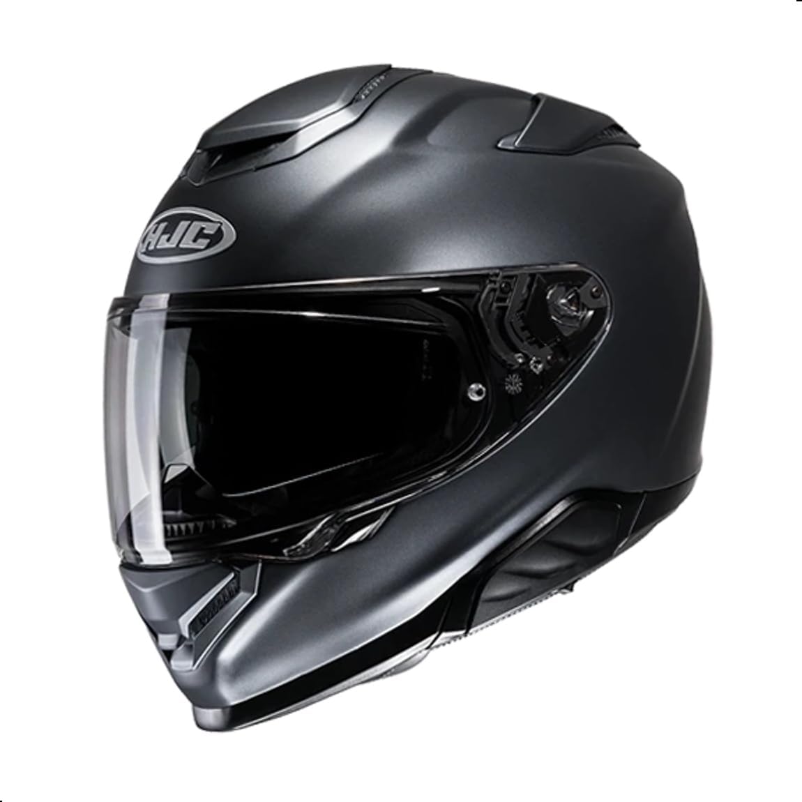 HJC RPHA 71 Solid Motorcycle Helmet with HJ-40 Pinlock Shield, DOT Approved (Matte Black, Medium)