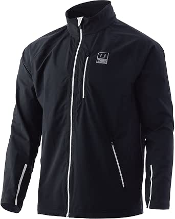HUK Men's Waterproof Breathable Fishing Jacket – Full Zip Fleece, Channel Design, UPF 30+ - View #2