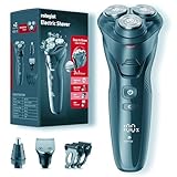 rategist 3-in-1 Electric Razor for Men: IPX7 Waterproof Razors for Men - USB-C Rechargeable, Precision Floating Blades - Wet Dry Shaving, Travel Kit, Beard, Nose & Sideburns