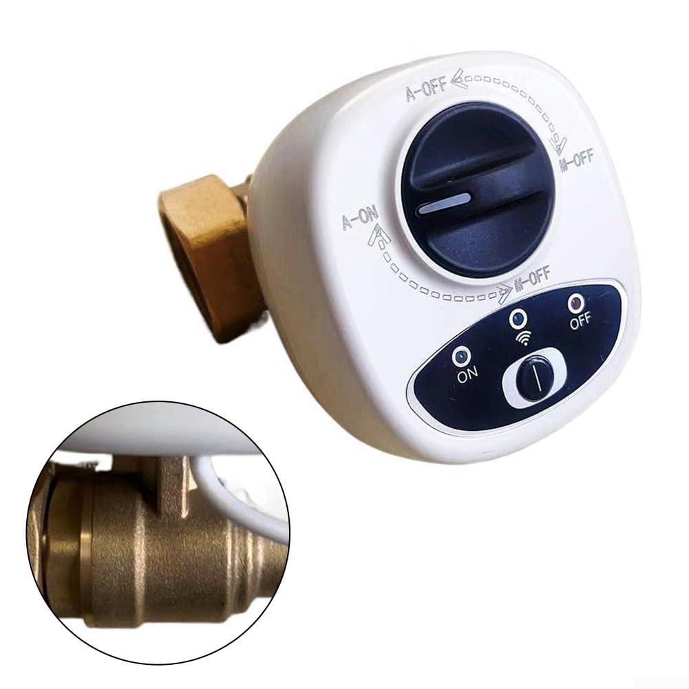 Smart WiFi Water Vavle, válvula de agua inteligente WiFi válvula de cierre de agua para control inalámbrico DN15/DN20/DN25 (DN20)