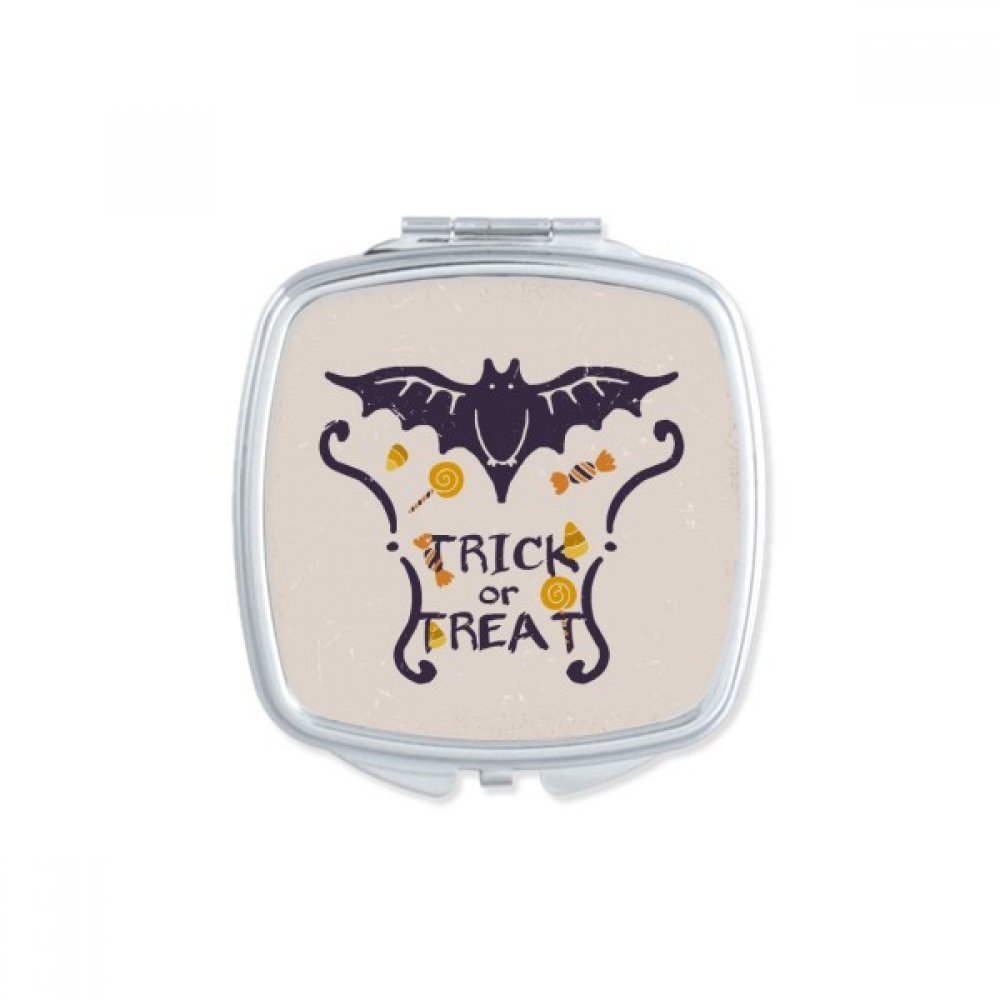 Miroir de poche Halloween Violet Chapeau une idée cadeau mignonne