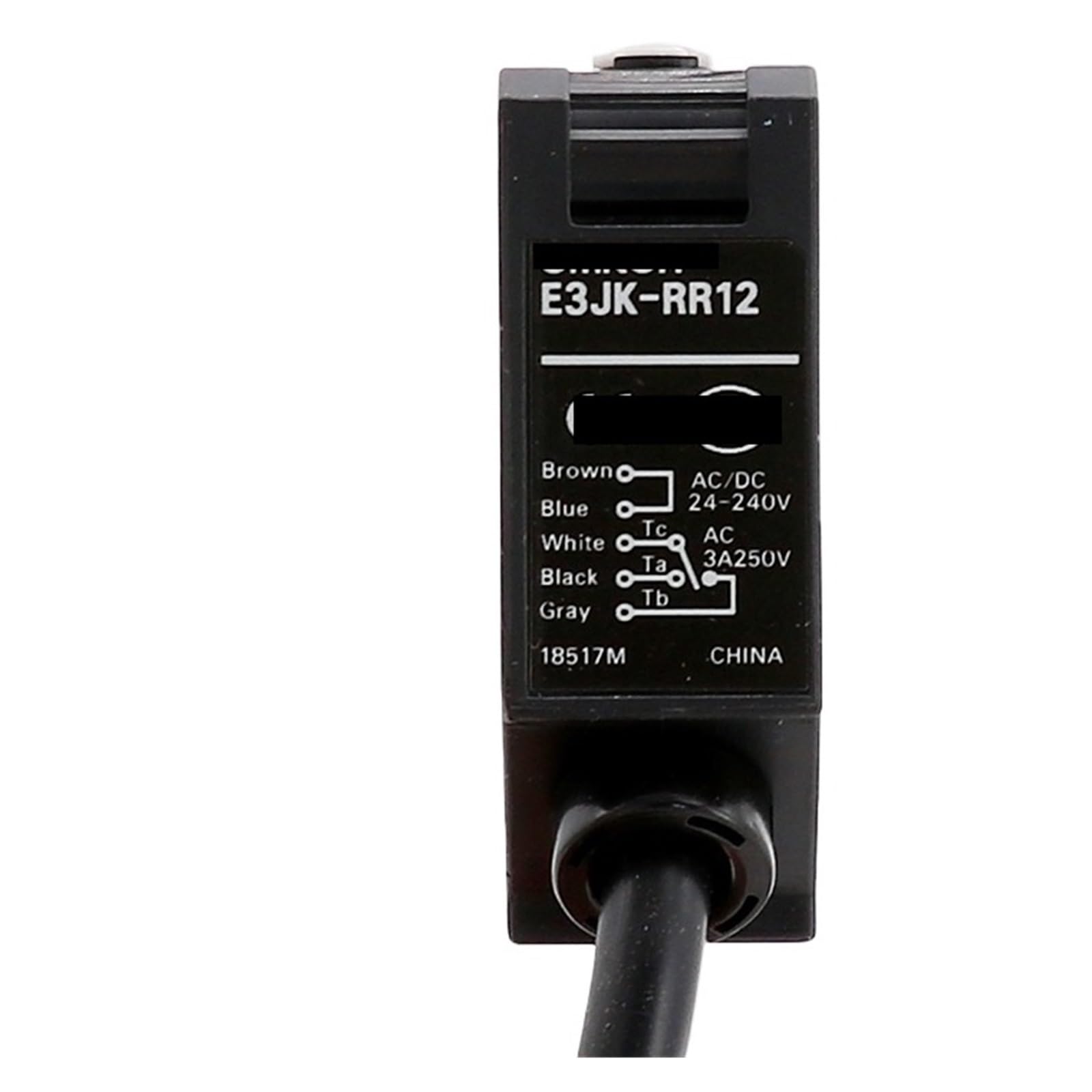 Capteur photoélectrique inductif E3JK-RR12-C 2M