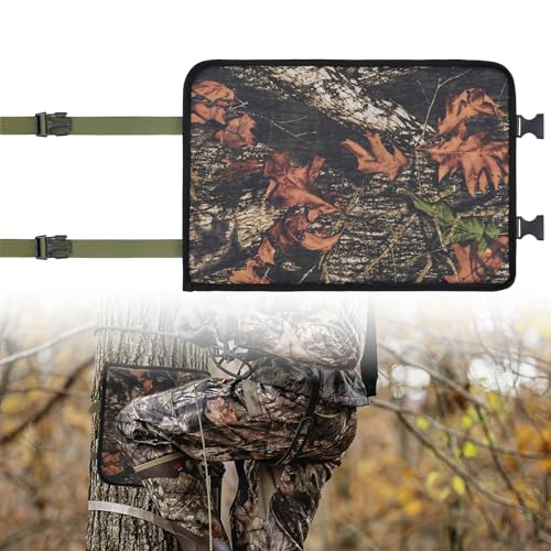 ZAIXIA 15.7 x 11.8 Knee Cushion for Saddle Hunting 2-in-1 Hunting Knee Pad with Adjustable Strap for Knee & Seat Lightweight Hunting Knee Pad for Hunting Camping Fishing