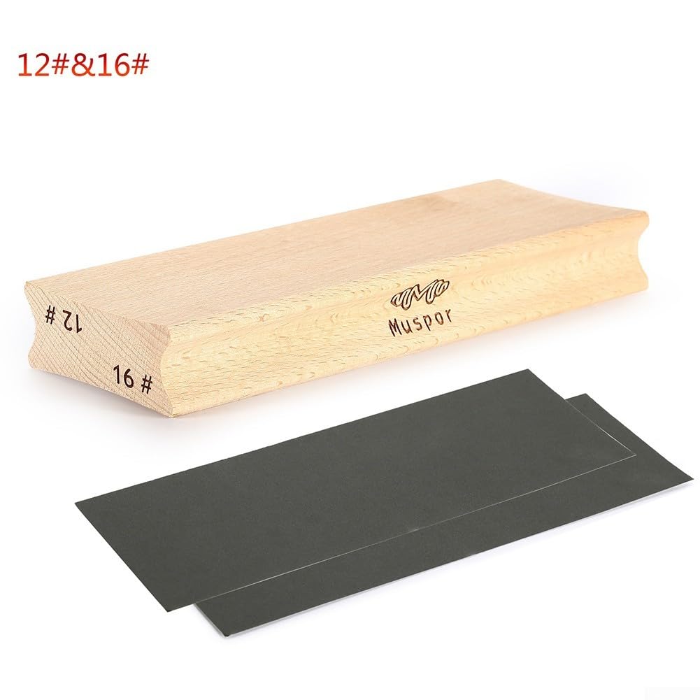Guitar Bass Fingerboard Radius Sanding Block, Guitar Radius Two-Way Sanding Block For Guitar Bass Fret Leveling Luthier Tool(12# 16#) - Image 2