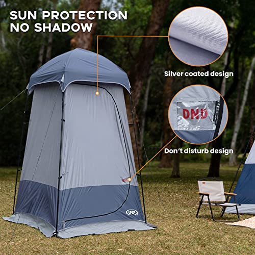 Carpa de camping portátil para 2 personas y ducha miniatura 5
