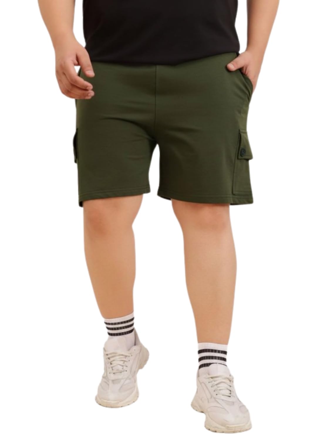 toodle plus Men Plus Size Cotton Cargo Shorts Regular Fit Casual Wear 3XL-9XL-picture-16