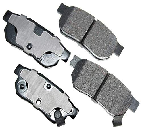 Akebono-ACT374 Ultra Premium Rear Brake Pads, GREY
