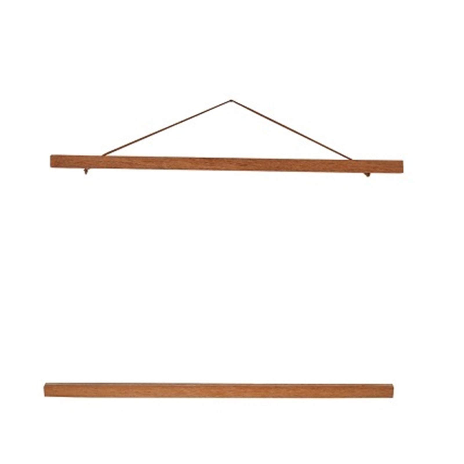 Cadre photo affiche bois suspendu 70cm avec fixation magnétique puissante