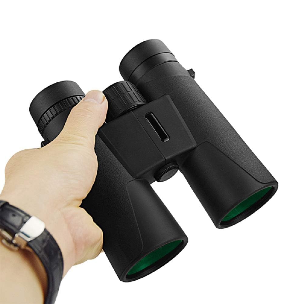 Binocolo professionale 10x42, compatto, impermeabile, visione notturna bassa per osservazione degli uccelli, caccia, concerti, viaggi