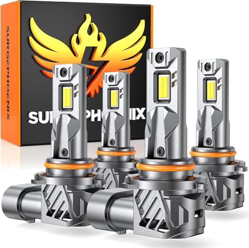 Image of 9005 9006 Fog Light Bulbs Combo, Super Bright 100,000LM 1000% Brighter, 2026 Updated Light Bulbs, True 1:1 Mini Halogen Size, HB3 HB4 Off Road Light or Fog Light Bulbs, Pack of 4