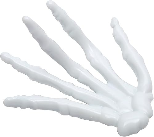 Fun Express Manos flexibles de esqueleto de Halloween, juguetes de recuerdo de fiesta, 24 piezas