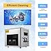 Professional Ultrasonic Cleaner 2.6 Gal 240W, 28K/40KHz Triple Mode with Heater & Timer, 304 Stainless Steel Tank for Jewelry, Glasses, Dental, Tools, Industrial and Home Use