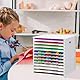 Scrapbook-Papierorganizer in Mehreren Größen, 12-Ebenen Aktenordner-Aufbewahrungsmappe für Größen 12 x 12’’, Schreibtisch-Scrapbooking-Papierrack,Geeignet für Heimbüro, Scrapbooking-Aufbewahrung