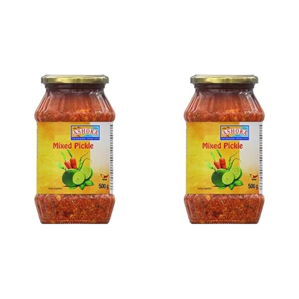 ASHOKAMixed Pickle, 500 g (Pack of 2)