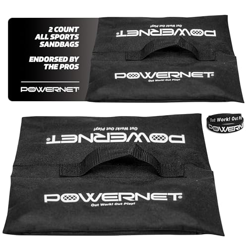 PowerNet All Sport Sandbags, Portable Soccer Goal Stability