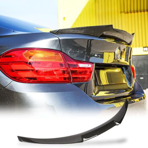 MCARCAR KIT Carbon Fiber Trunk Spoiler for BMW 4 Series F36 2014-2020 Gran Coupe 4-Door Rear Boot Lid Highkick Wing Lip 420i 428i 435i 440i Factory Outlet