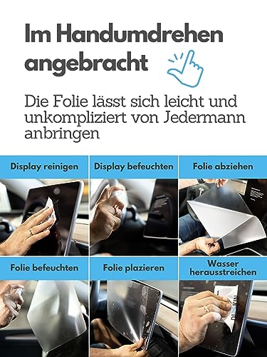 Protection Écran Tesla Model 3 Sans Traces de Doigts Mat DISSKIN