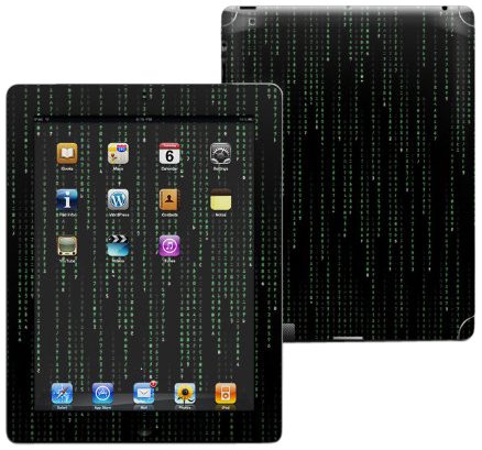 DecalGirlApple iPad 3 Skin - Matrix Style Code
